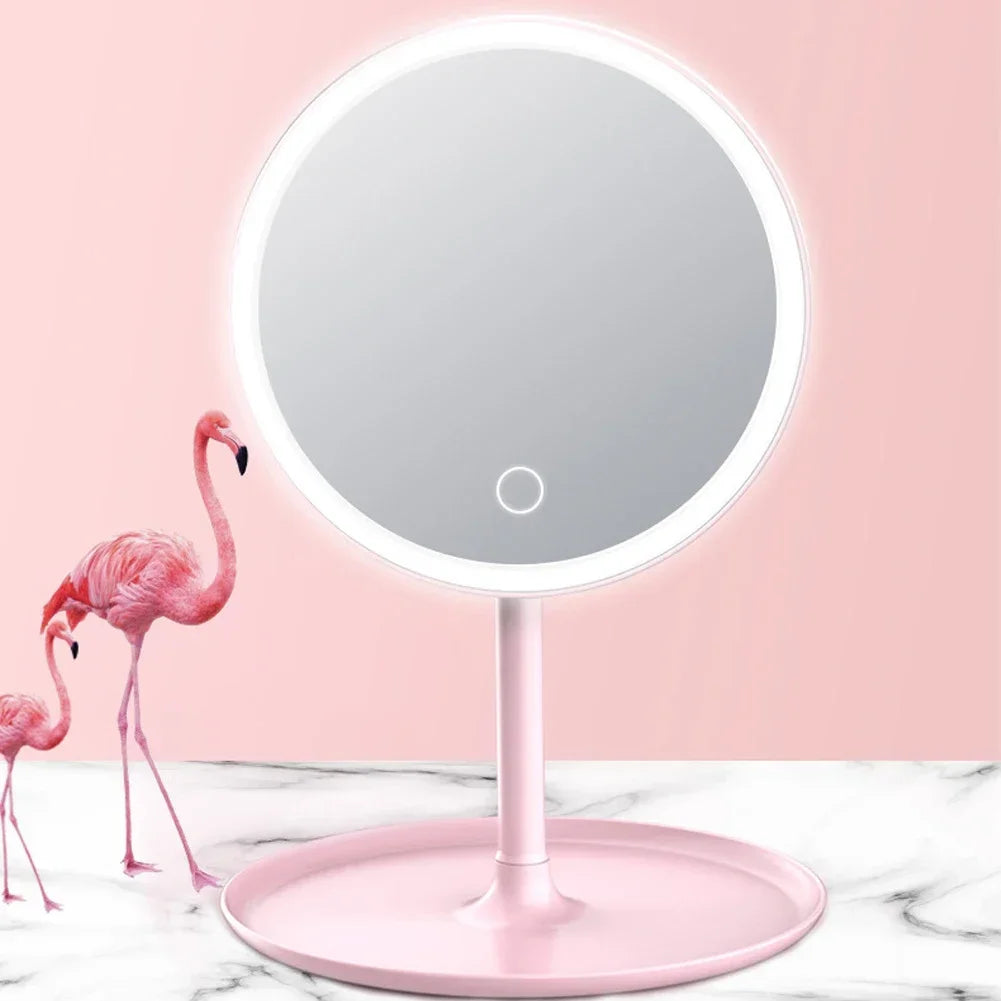 Miroir de maquillage avec lumière